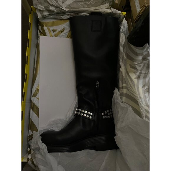 Circus NY By Sam Edelman Womens Hayes Moto Boots Black Leather Size 6.5M NIB - Picture 6 of 6